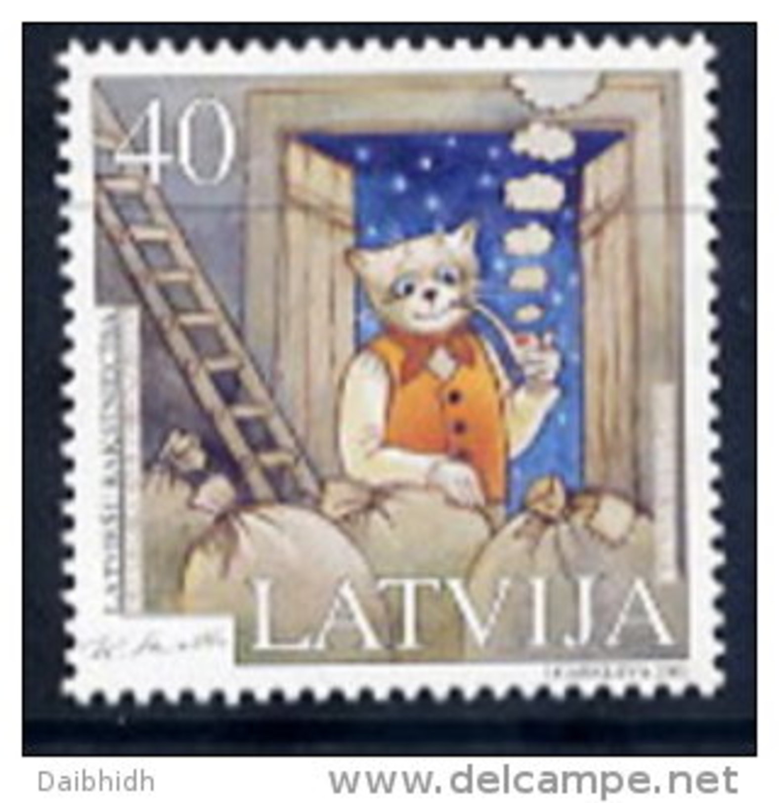 LATVIA 2001 Writer: Karlis Skalbe MNH / **.  Michel 549 - Lettonie