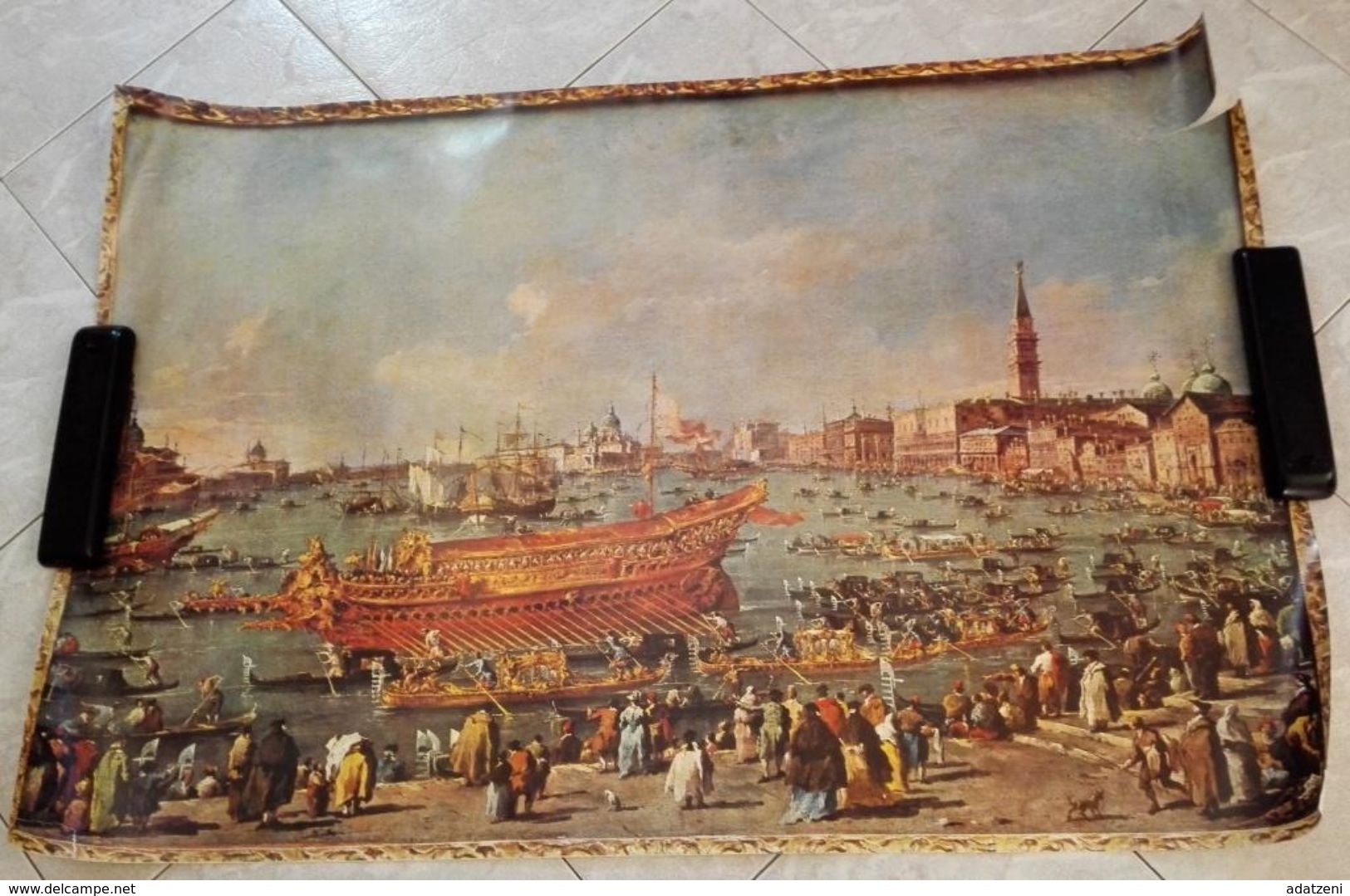 LOCANDINA IL DOGE SUL BUCINTORO – FRANCESCO GUARDI’ TIMBRO COMUNE DI VENEZIA  - NUMERO D129 DIMENSIONI CM 66X100 - Affiches