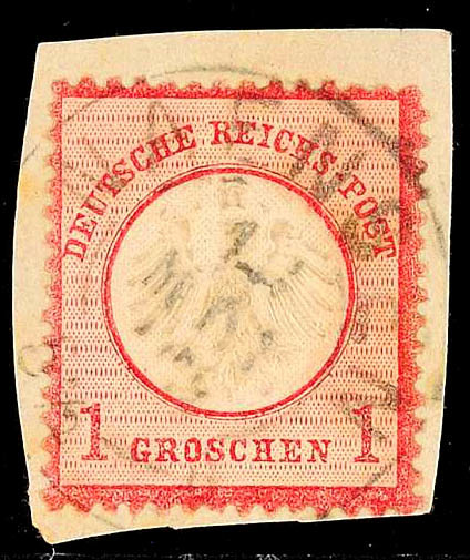 1187 "NAENSEN" - K2, Zentrisch Auf Kleinem Prachtbriefstück DR 1 Gr. Kleiner Brustschild, Katalog: DR4 BS - Brunswick