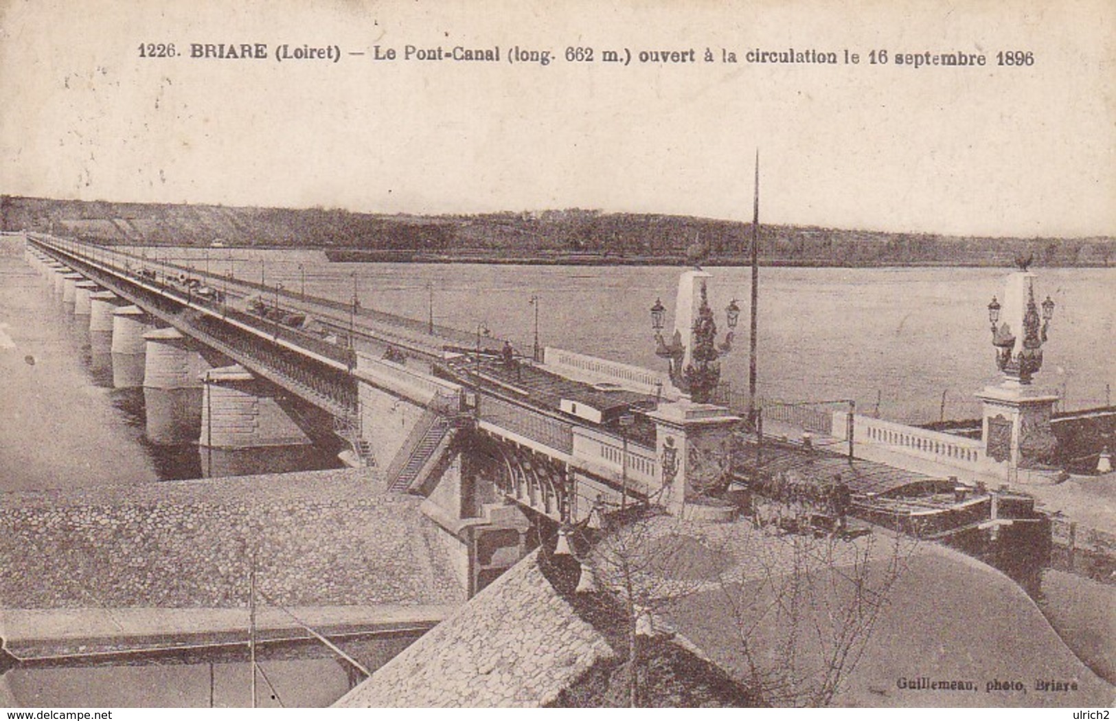 CPA Briare - Le Pont-Canal Ouvert à La Circulation Le 16 Septembre 1896 (32017) - Briare