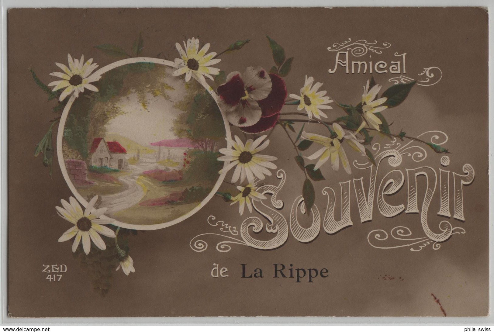 Amical Souvenir De La Rippe - La Rippe