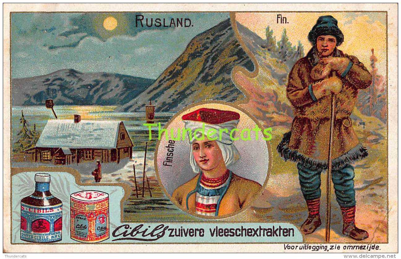 CHROMO BOUILLON CIBILS SERIE DE 6 RUSSIE RUSLAND RUSSIA  ( ETAT VOIR SCAN )