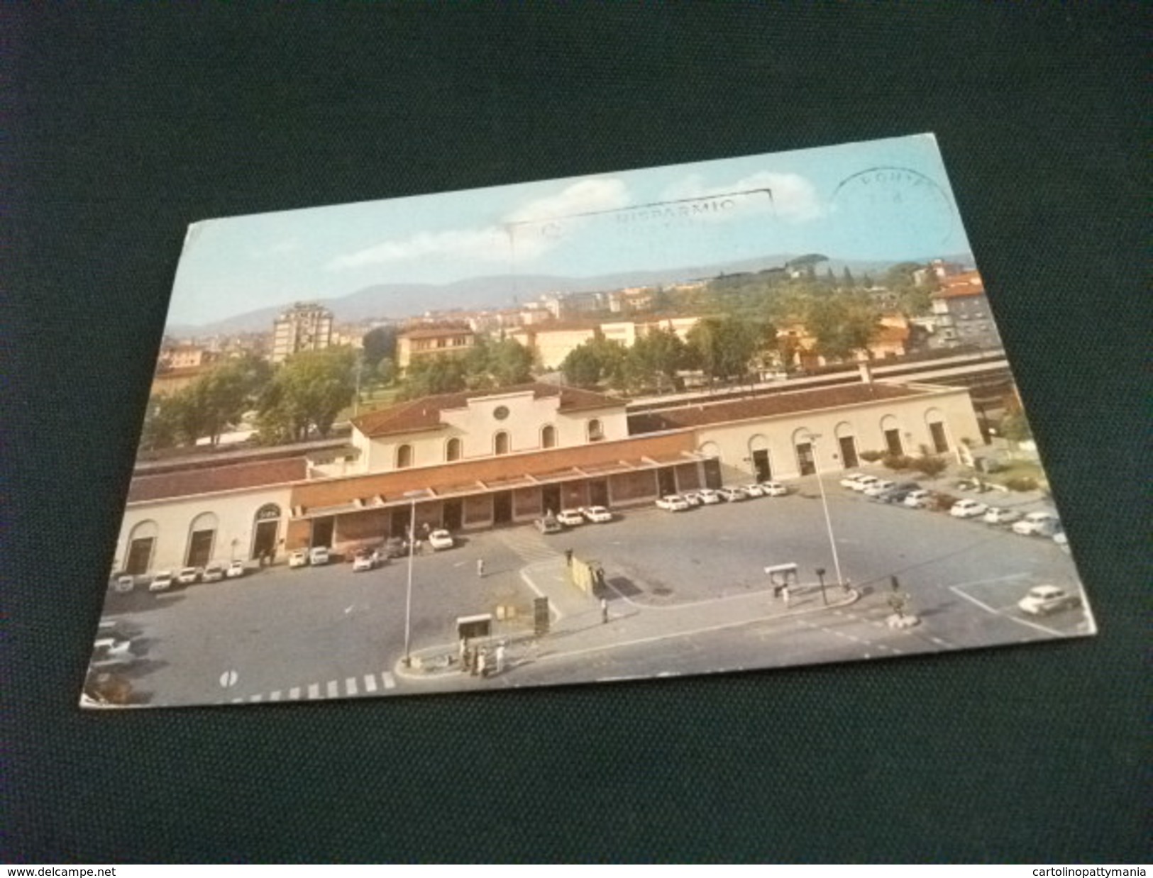 AREZZO PIAZZA STAZIONE E STAZIONE FERROVIARIA - Gares - Sans Trains