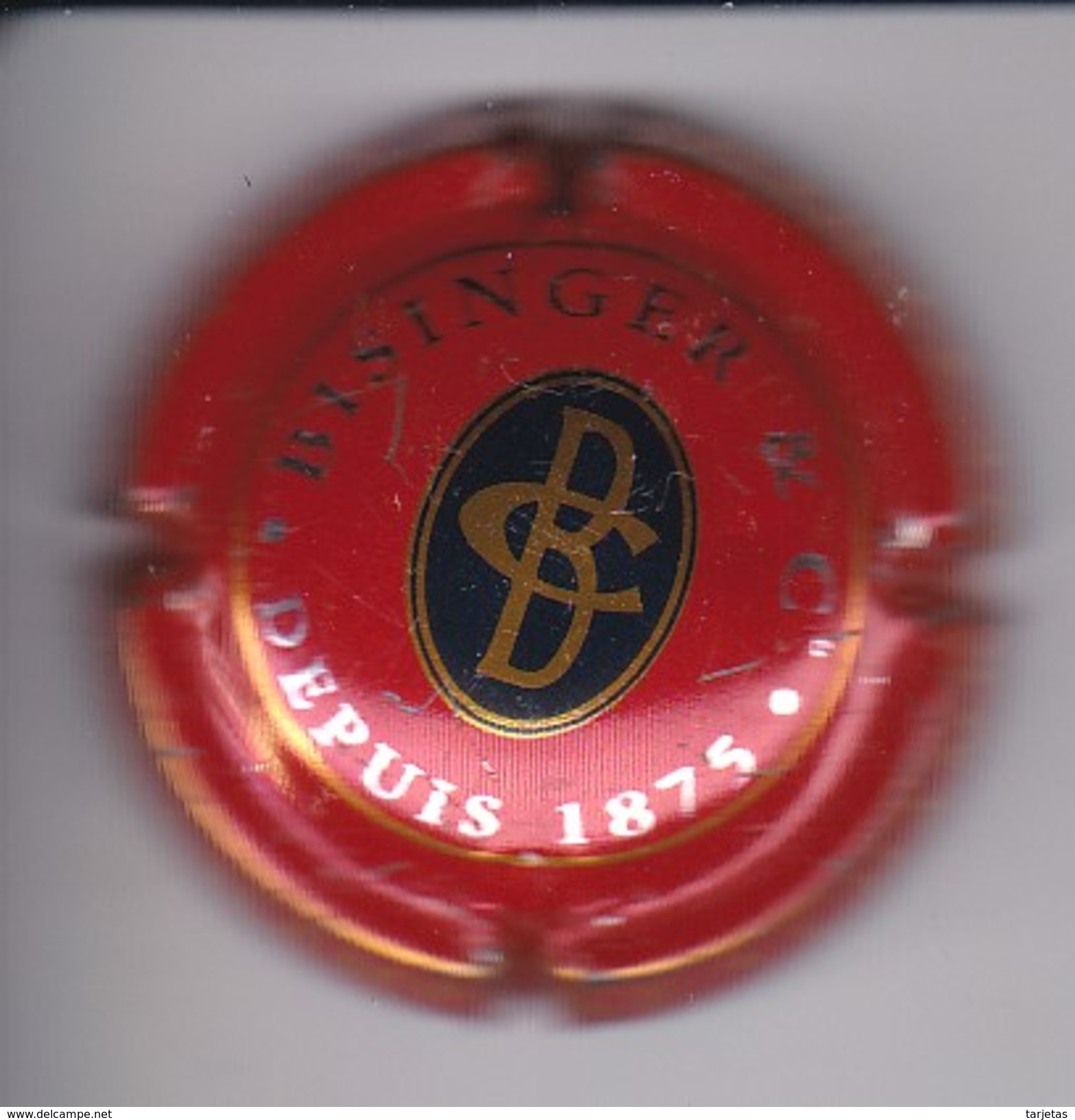 PLACA DE CHAMPAGNE BISSINGER (CAPSULE) - Bisinger