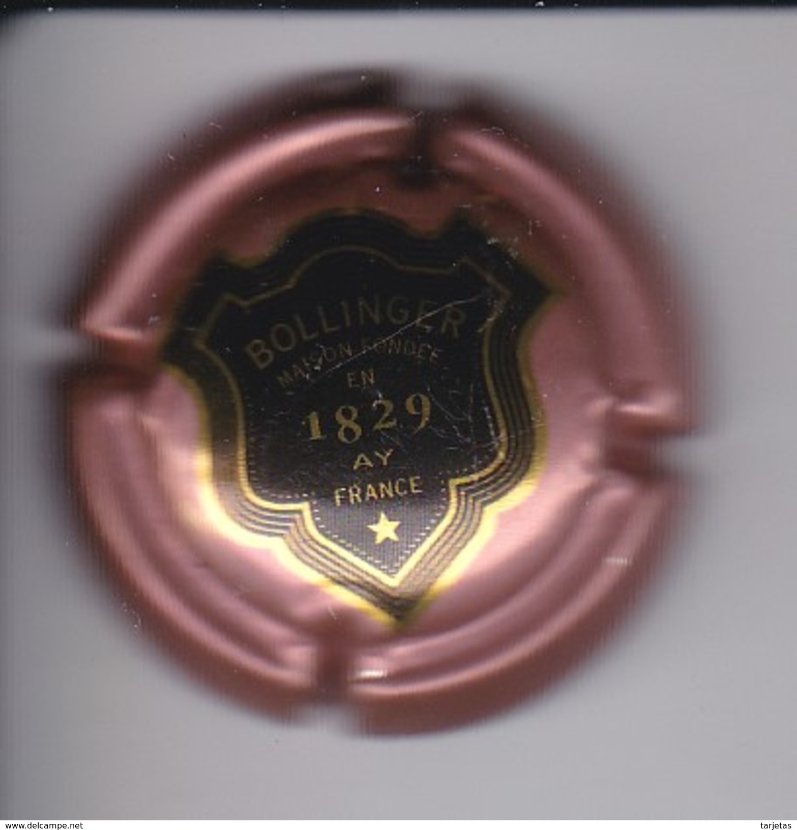 PLACA DE CHAMPAGNE BOLLINGER (CAPSULE) - Bollinger