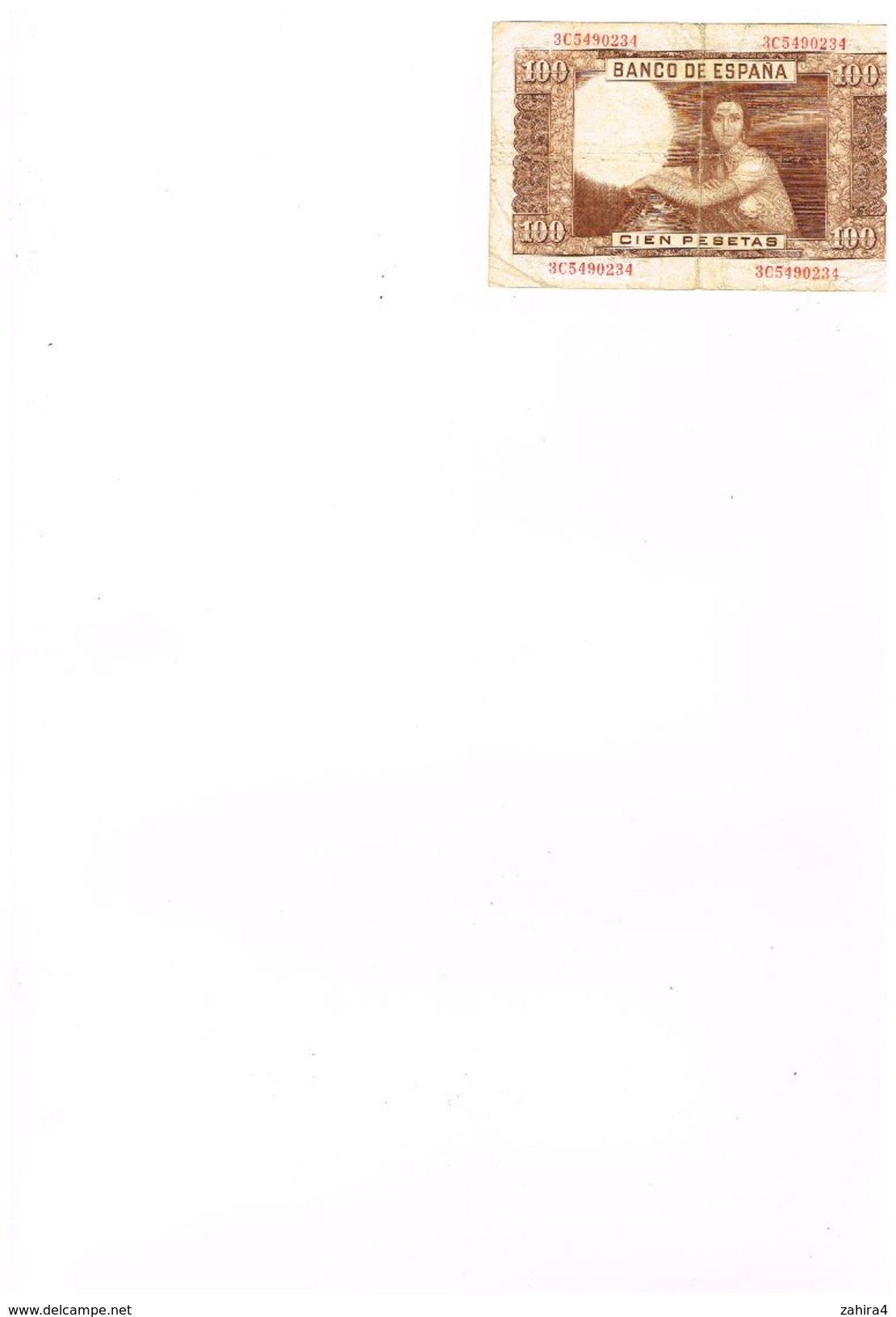 El Banco De Espana  100 Pesetas Madrid 7 De Abril De 1953 - Julio Romero De Torres - 3C5490234 - 100 Pesetas
