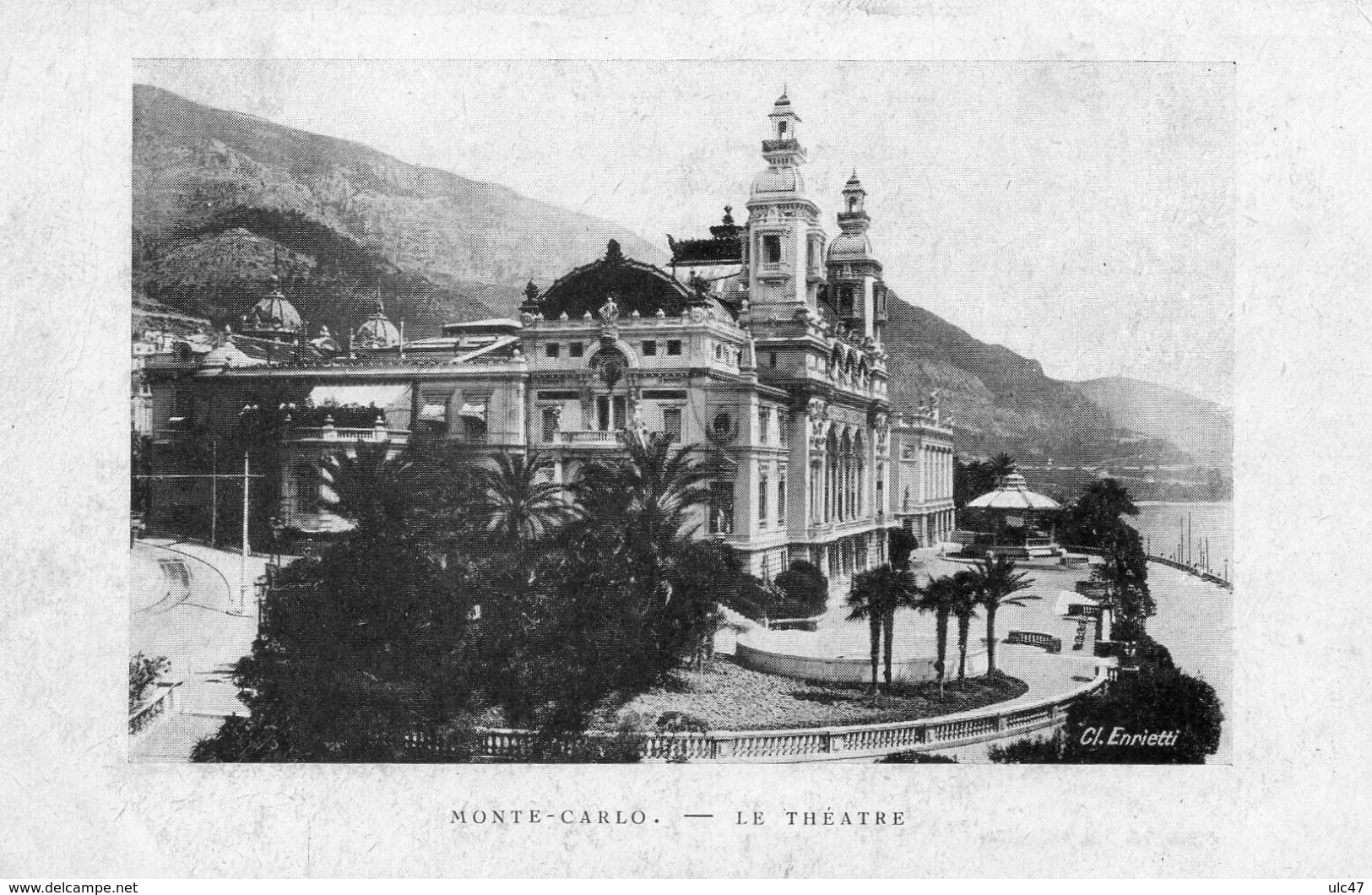 - MONTE-CARLO. - LE THEATRE. - Cpa En L'état - - Bar & Ristoranti