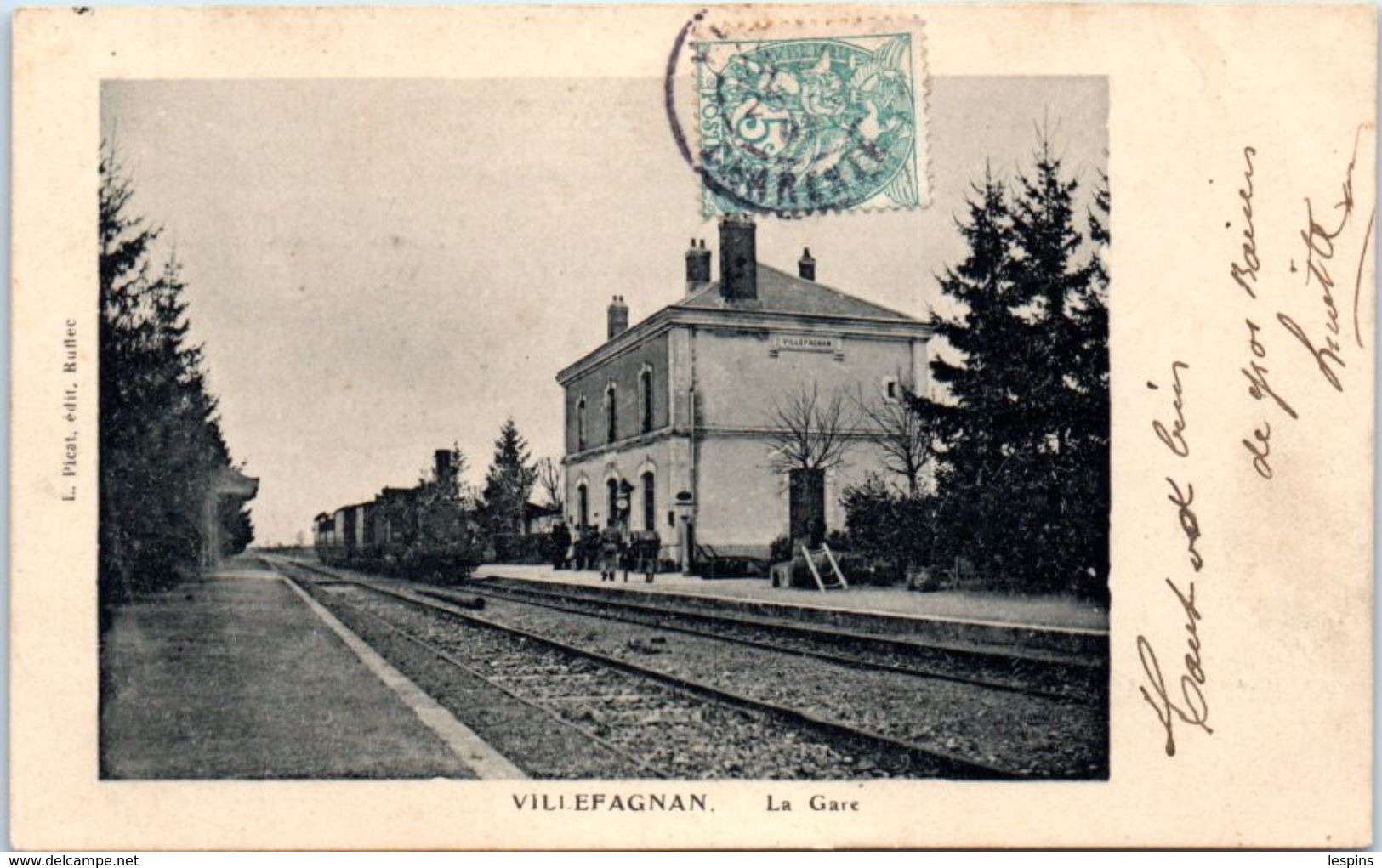 16 - VILLEFAGNAN --  La Gare - Villefagnan