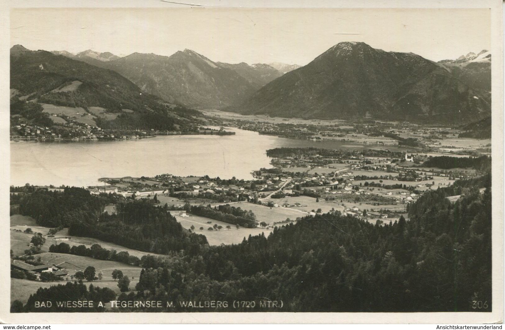 Bad Wiessee A. Tegernsee M. Wallberg 1938 (002533) - Bad Wiessee