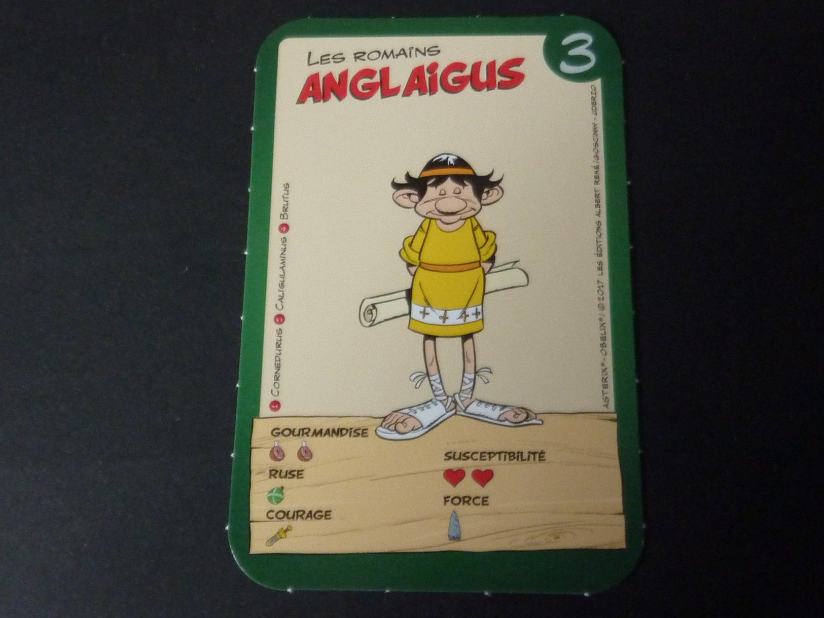 Carte SUPER U   ASTERIX       ANGLAIGUS 3 - Andere & Zonder Classificatie