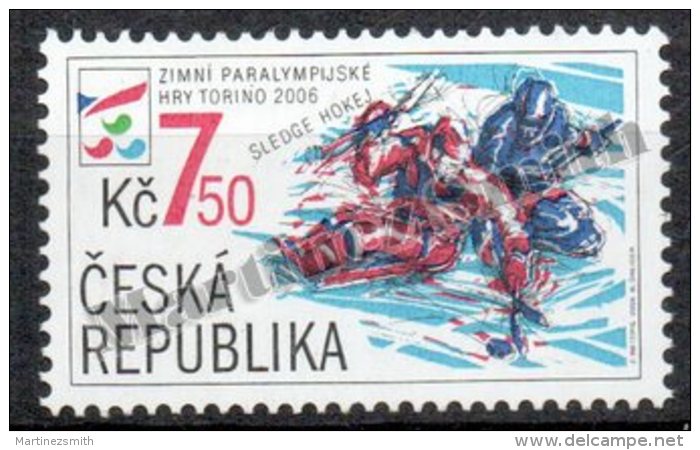 Czech Republic - Tcheque 2006 Yvert 421, Paralympic Winter Games At Turin (Italy)  - MNH - Nuevos