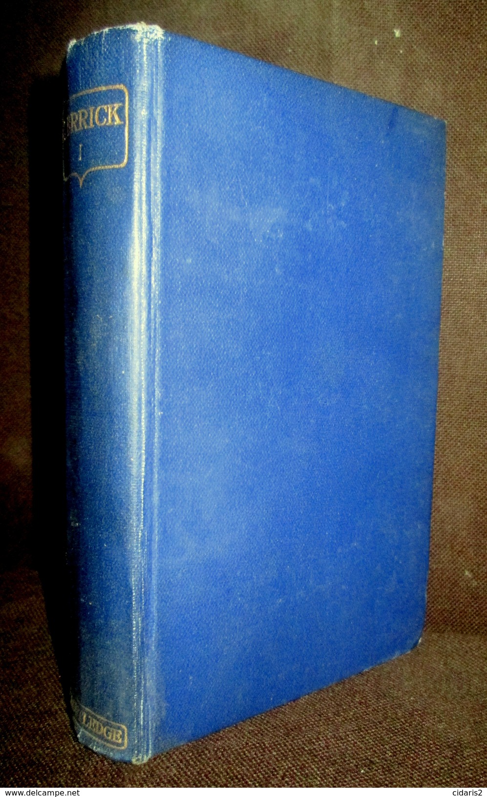 «Robert HERRICK» ​(The HESPERIDES And NOBLE NUMBERS) Alfred POLLARD Poetry Poesie Vol. I Ca1823 ! - Europa