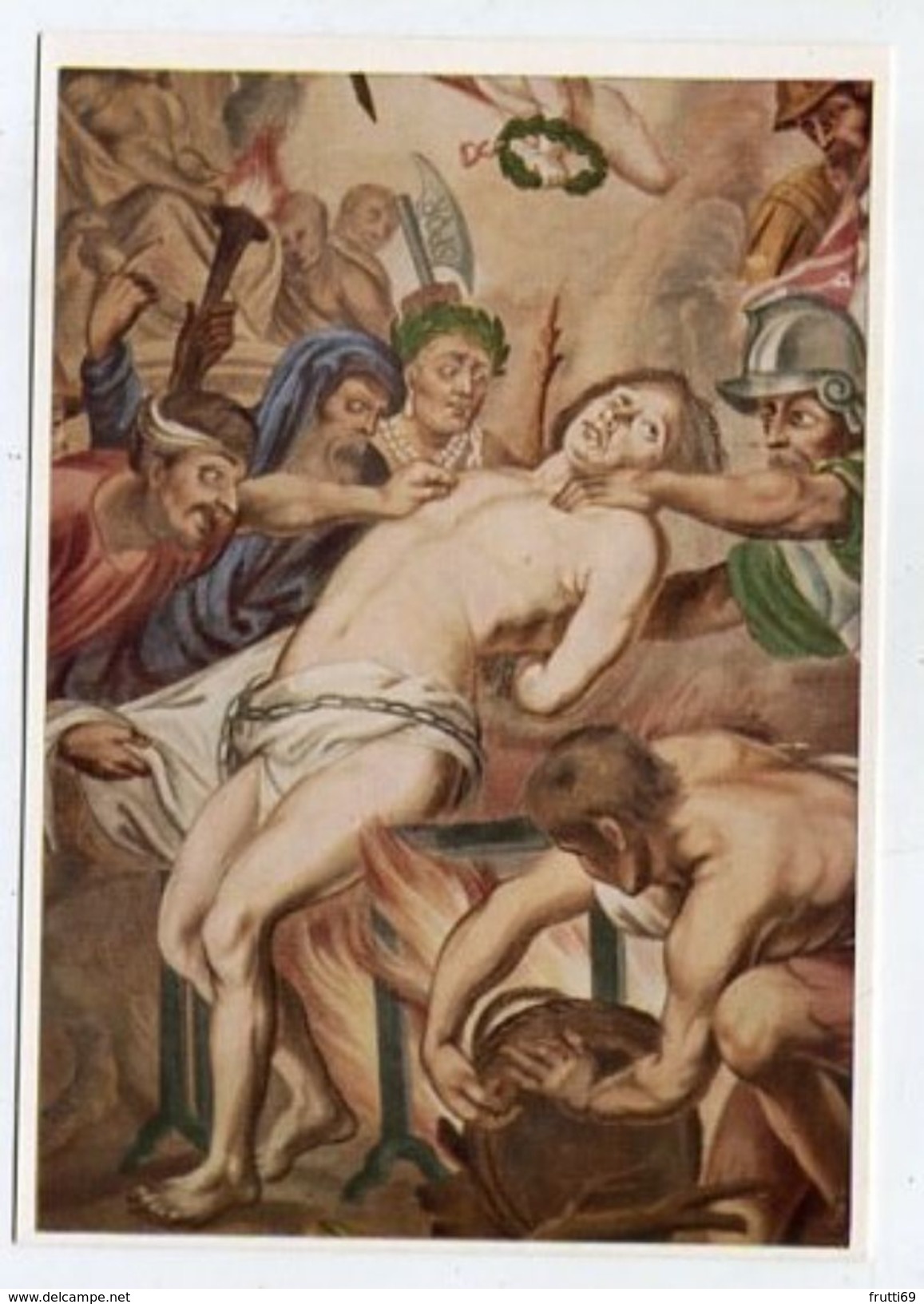 PAINTING - AK 309679 Rumeltshausen - Das Martyrium Des Hl. Laurentius - Peintures & Tableaux