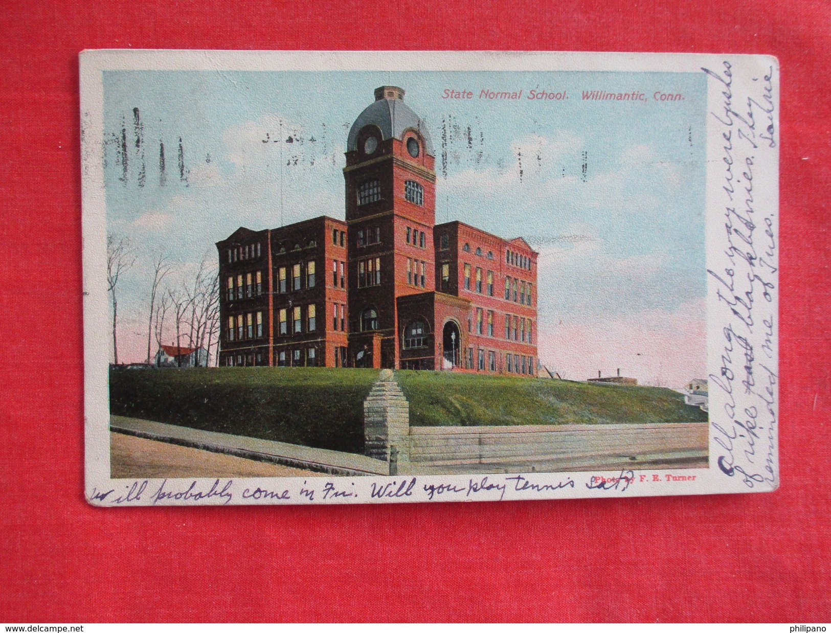 Normal School  Stamp Peeled Off Back   Willimantic     Connecticut >  - Ref 2763 - Other & Unclassified