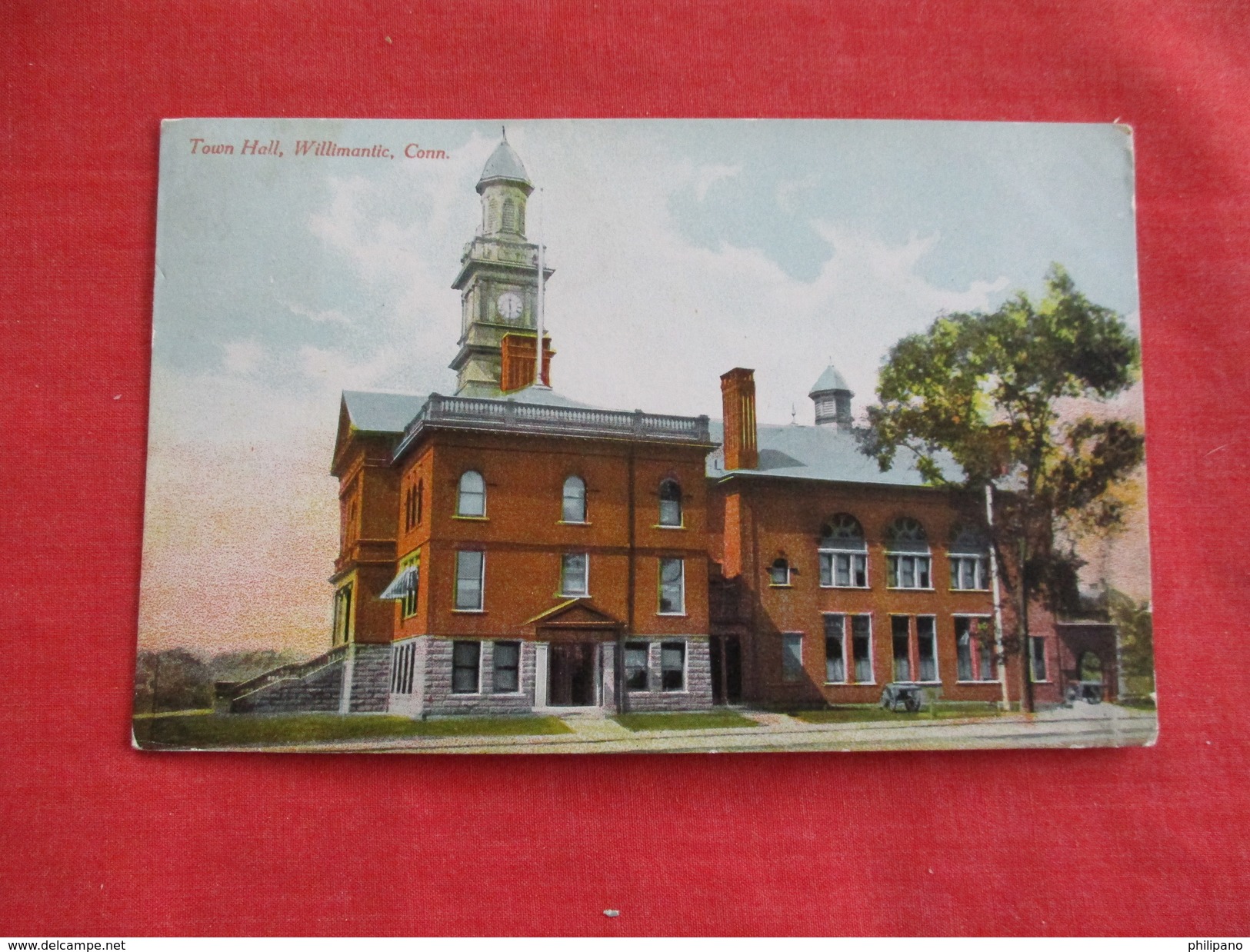 Town Hall    Willimantic     Connecticut >  - Ref 2763 - Sonstige & Ohne Zuordnung