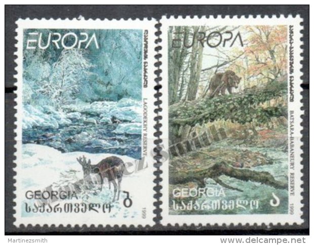 Georgie - Georgia 1999 Yvert 223-24, Europe, Reserves And Natural Parks - MNH - Georgia