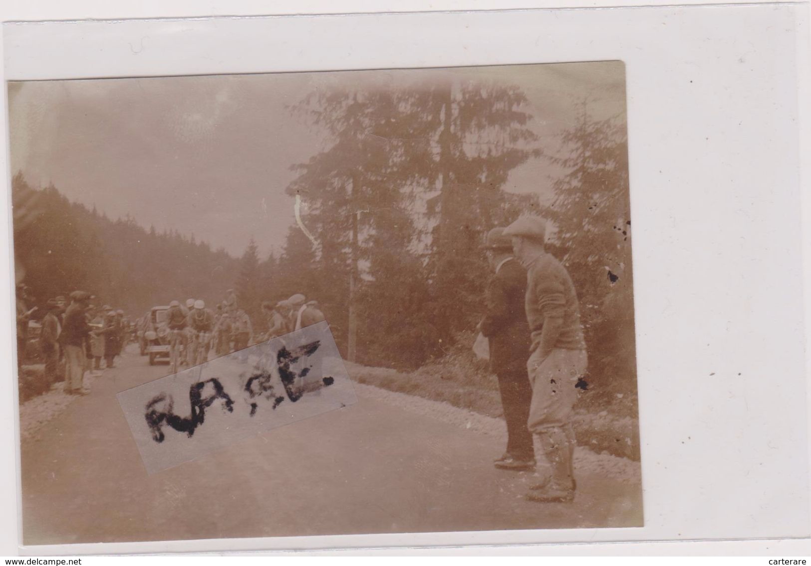 PHOTO ANCIENNE,28 EME TOUR DE FRANCE,1934,ROUTE PRES GRENOBLE,38,ISERE,ALPES,COUREUR ANTONIN MAGNE - Places