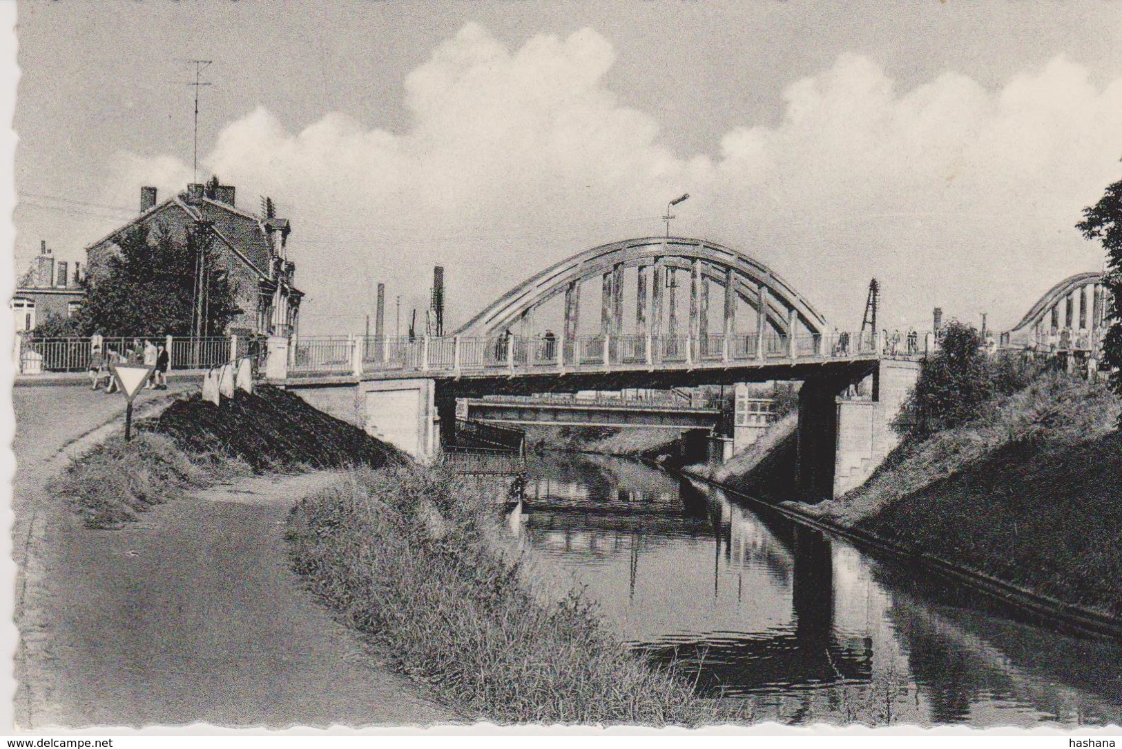 CPSM Ath. Vue Sur La Dendre Et Le Grand Pont. Photo Thill - Ath