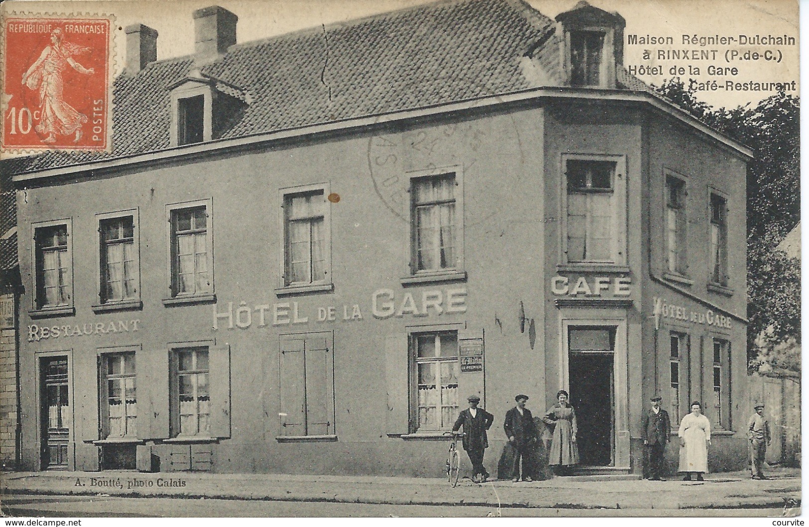 Rinxent -  Hotel De La Gare - Café Restaurant - Maison Régnier-Dulchain - - Sonstige & Ohne Zuordnung