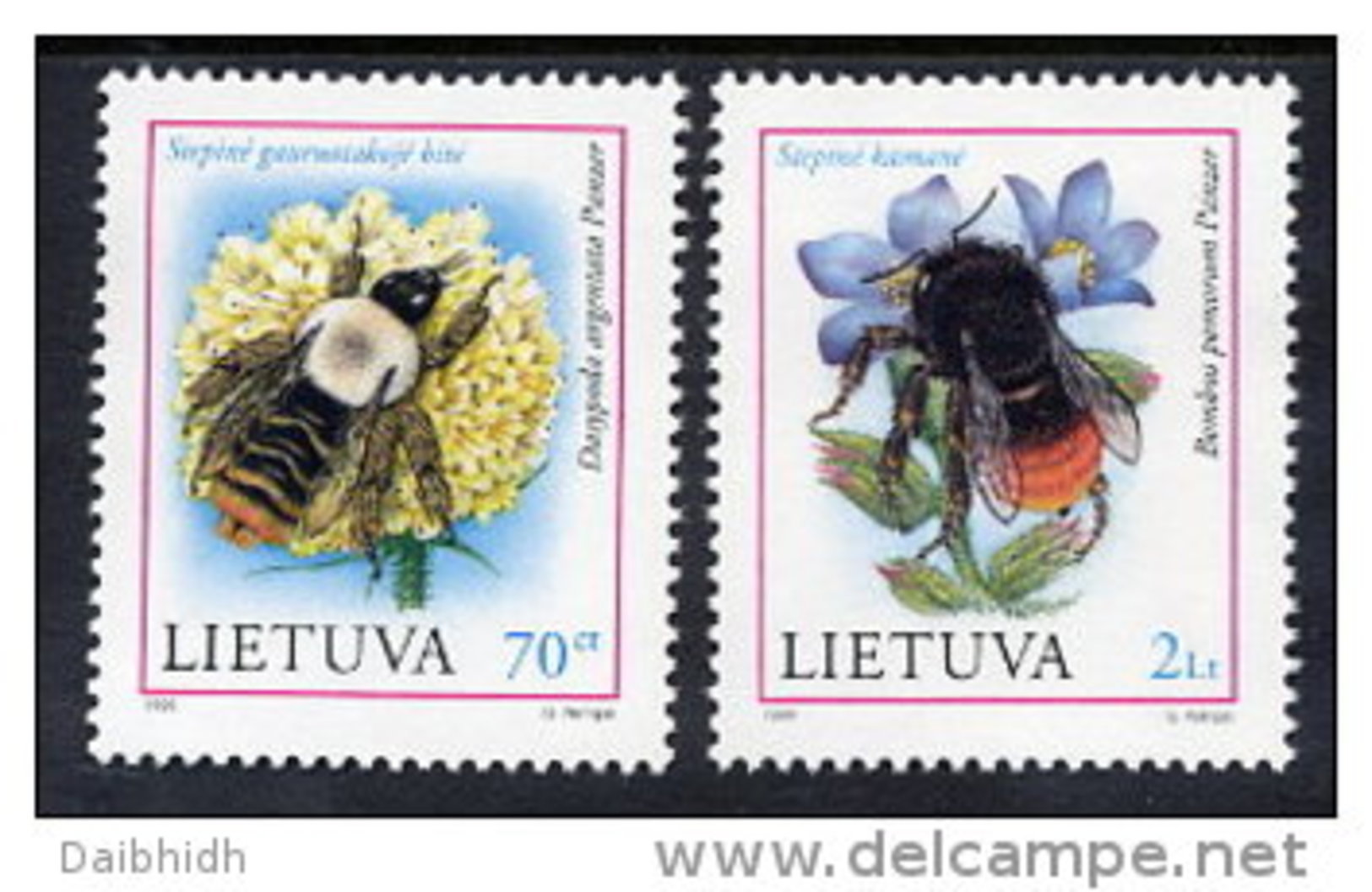 LITHUANIA  1999 Endangered Species Set Of 2 MNH / **.  Michel  698-99 - Lithuania