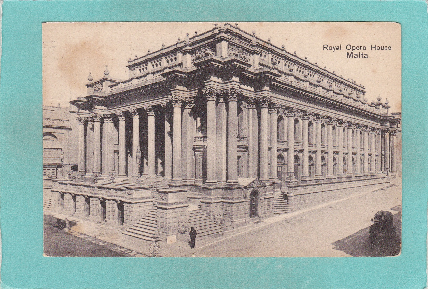 Small Old Postcard Of Royal Opera House,Malta,V54. - Malta
