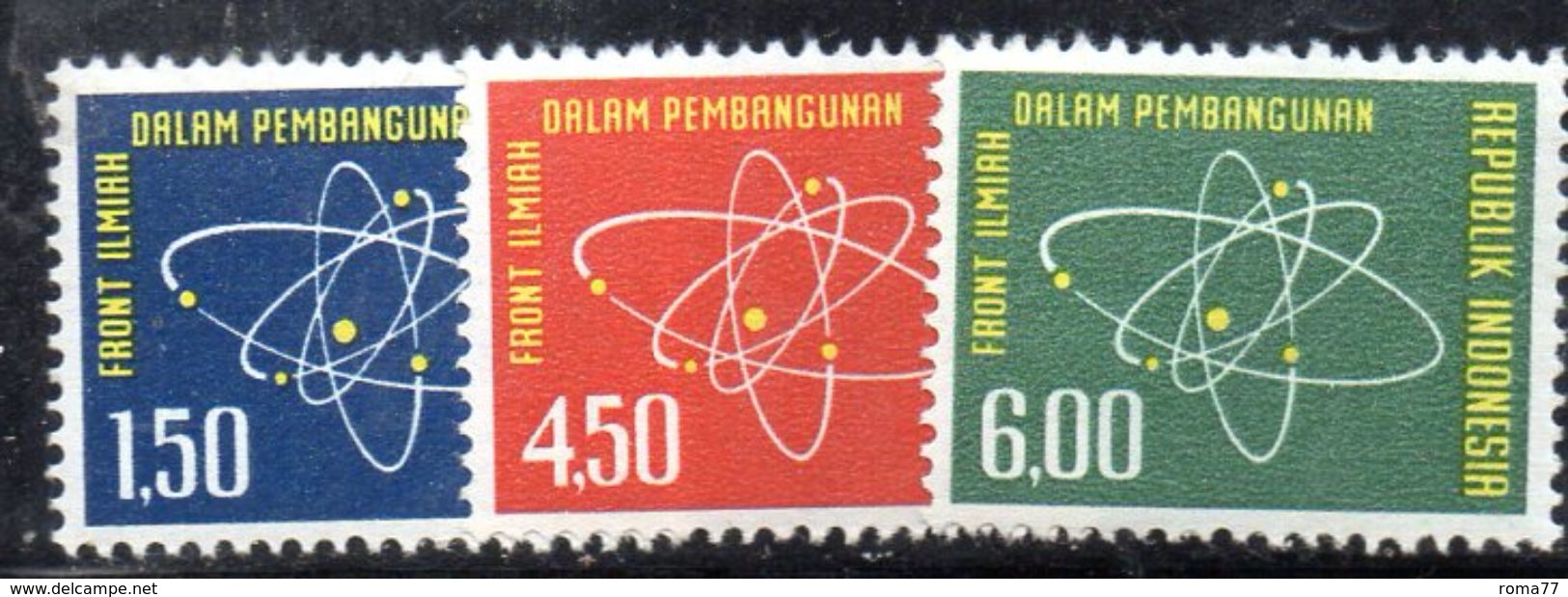 Y1904 - INDONESIA 1962 , Serie N. 307/309   *** - Indonesia