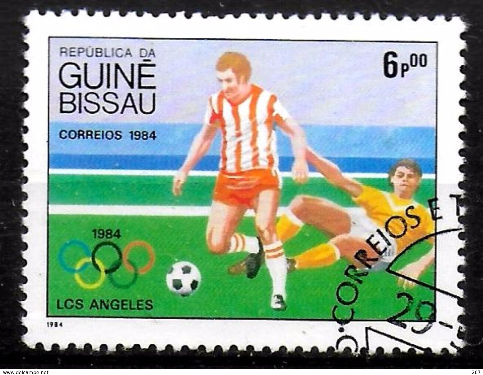 GUINEE BISSAU N°  282   Oblitere  Jo  1984 Football  Fussball Soccer - Usati