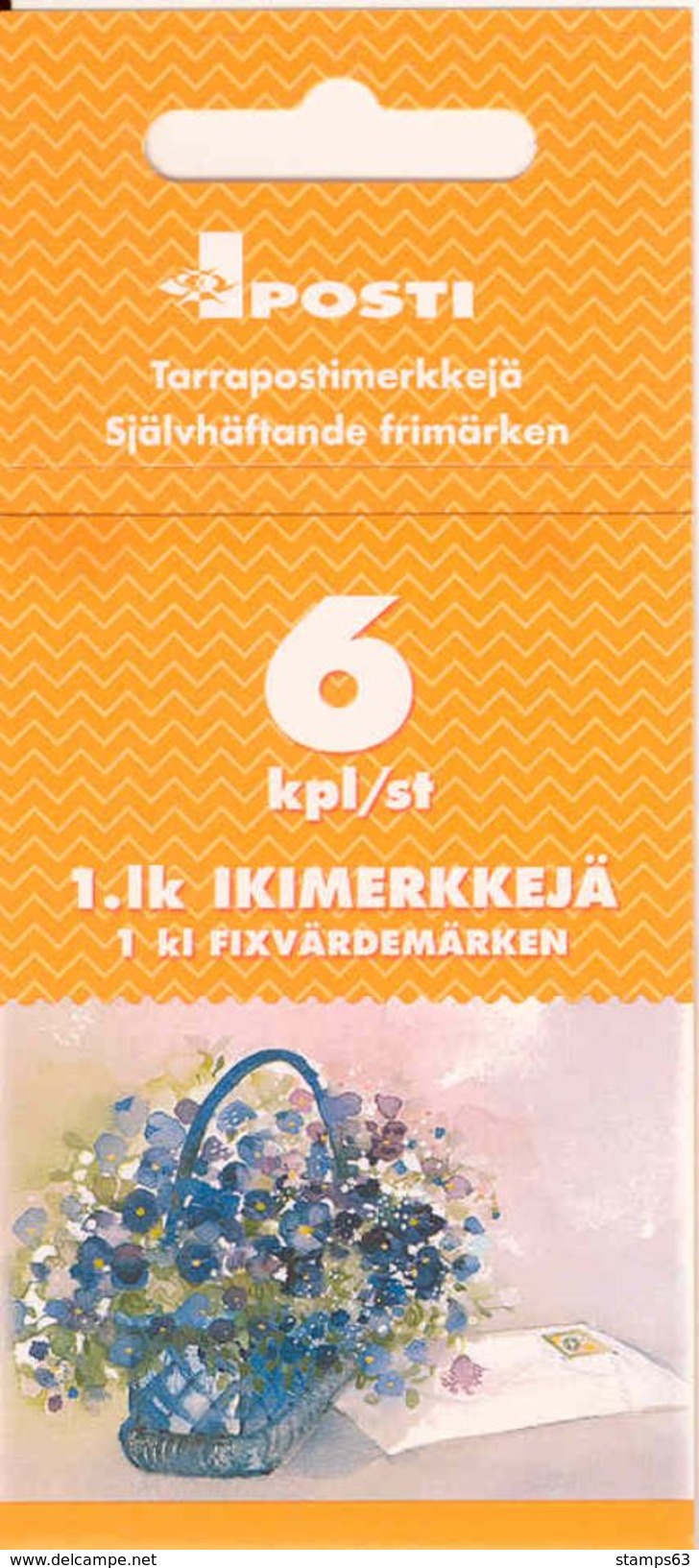 FINLAND, BOOKLET, 2001, Facit H 53, Mi 1546/51, With Friendship - Booklets