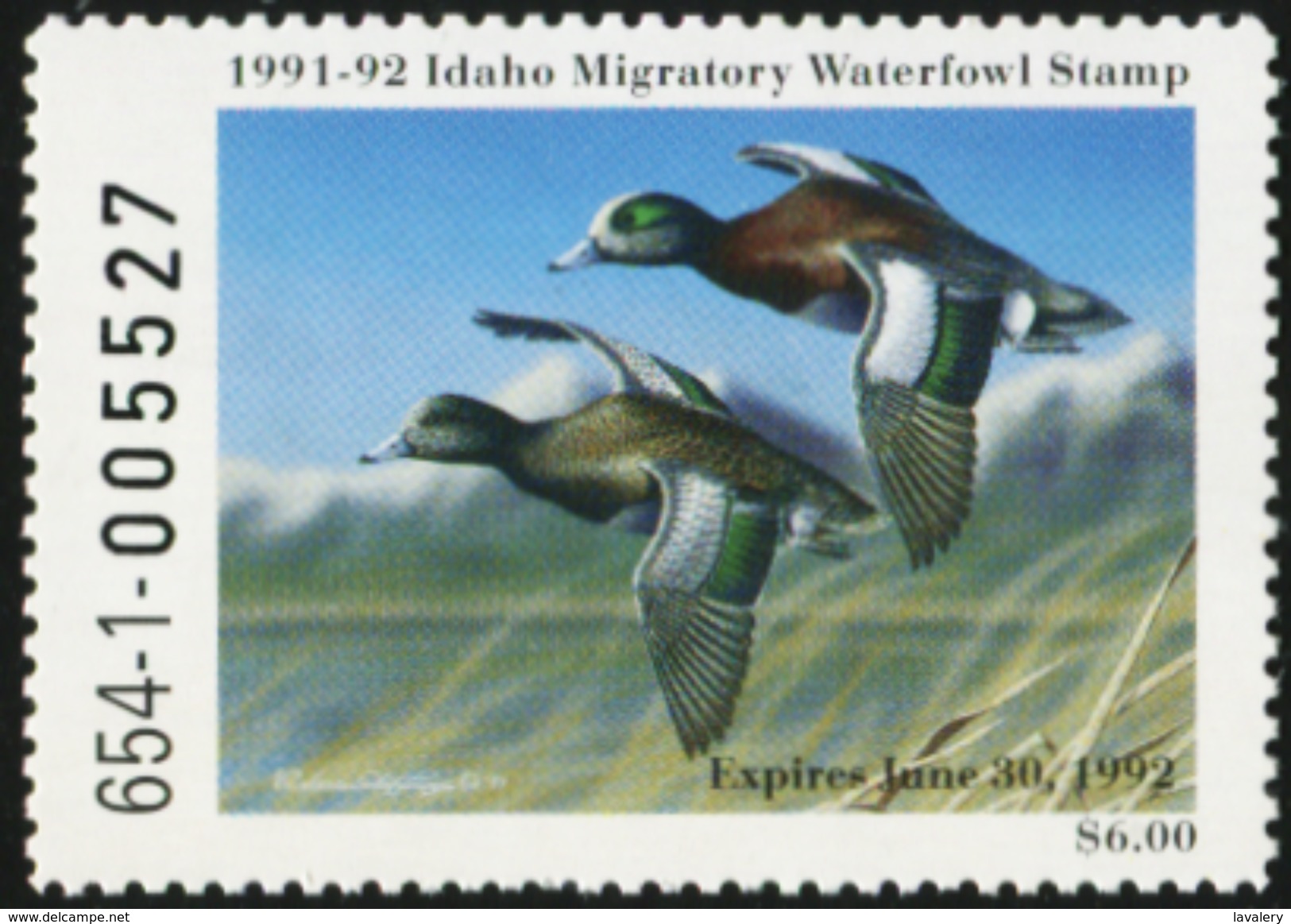 IDAHO 1991 USA State Ducks Birds Hunting Wildlife Fauna MNH - Unused Stamps