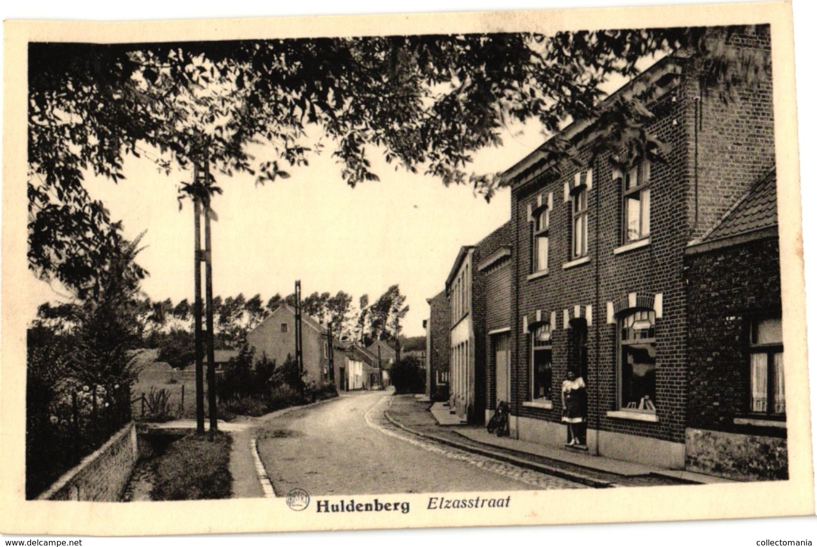 9 CPA Huldenberg  Plaats   Watermolen Vijvers Panorama   Klas Open Lucht Blindenschool Elzastr.Langestr. - Huldenberg