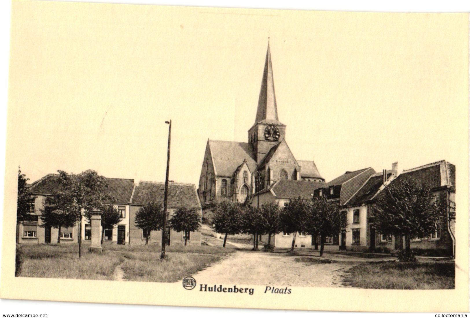 9 CPA Huldenberg  Plaats   Watermolen Vijvers Panorama   Klas Open Lucht Blindenschool Elzastr.Langestr. - Huldenberg