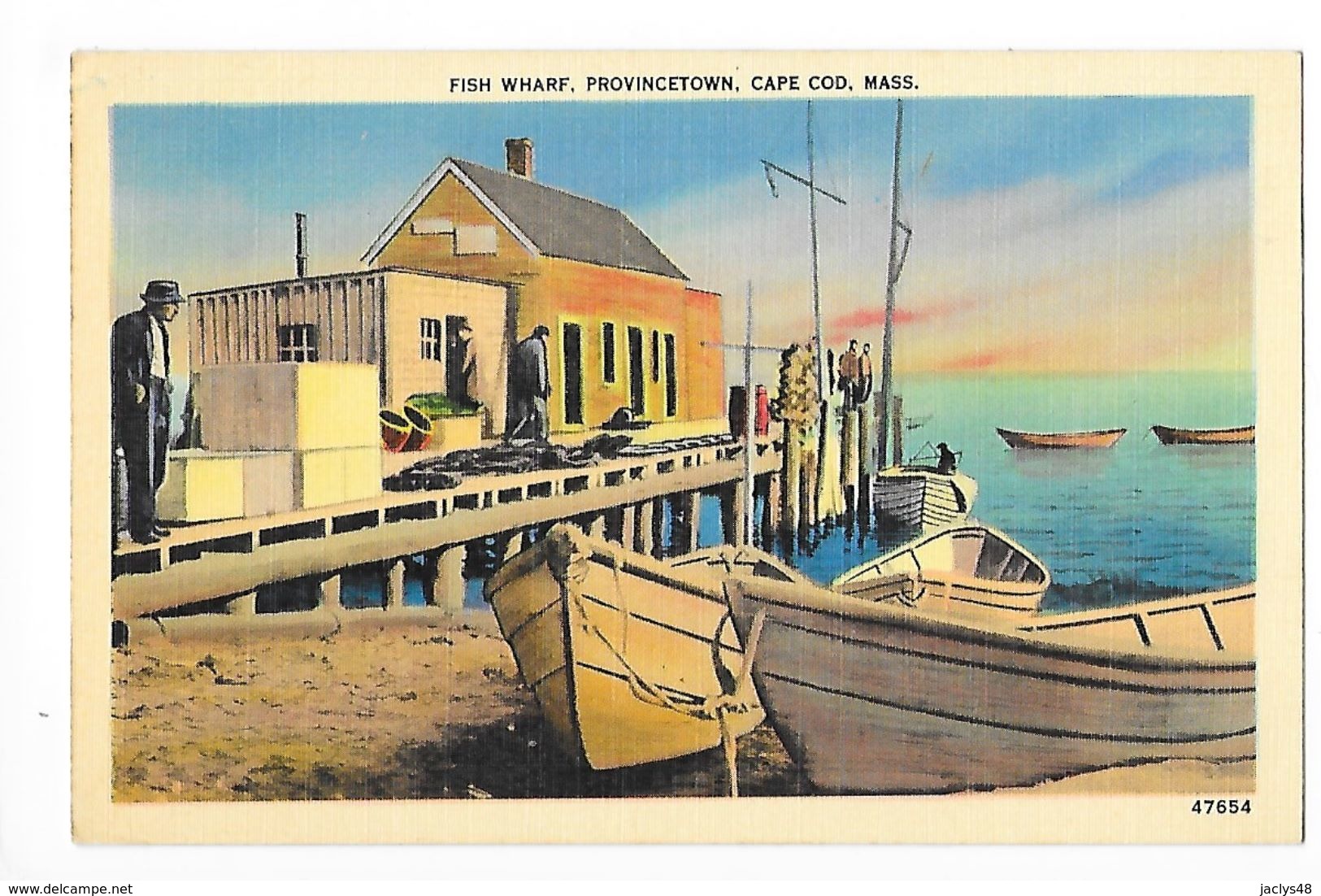 Fish Wharf, PROVINCETOWN, Cape Cod. Mass.  - L 1 - Cape Cod