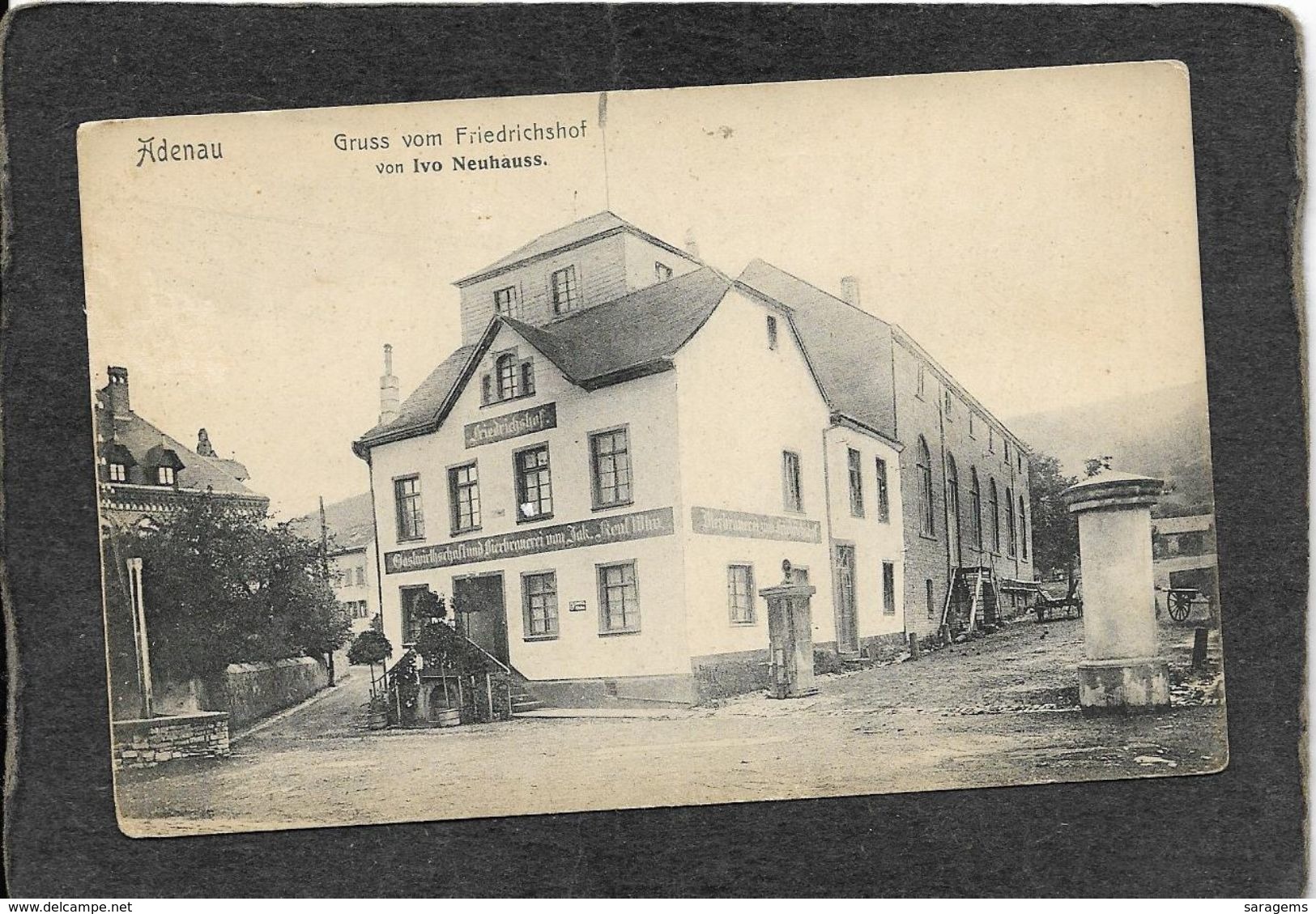 Adenau,Germany-Gruss Vom Friedrichshof,von Ivo Neuhauss 1910s - Antique Postcard - Altri & Non Classificati