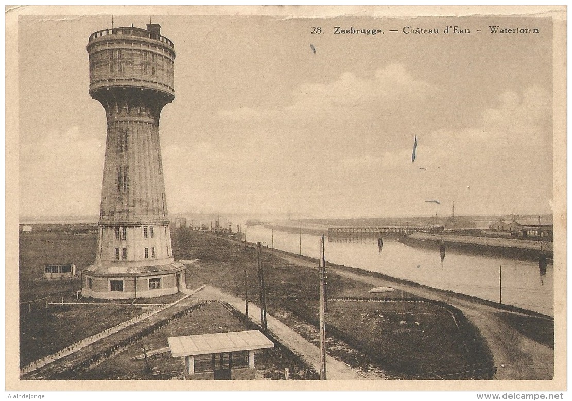 Zeebrugge 28 - Château D'Eau - Watertoren - Edit - Uitg L. Verstraete Zeebrugge - Zeebrugge