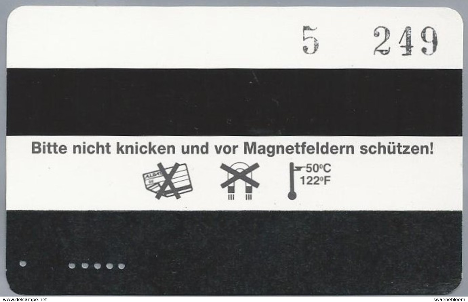 DE.- Telefoonkaart. TELEFONKARTE. 50 DM. HOLIDAY. SUN. Bei Uns Scheint Jeden Tag Die Sonne. Serie 5 249. - 2 Scans. - GSM, Voorafbetaald & Herlaadbare Kaarten