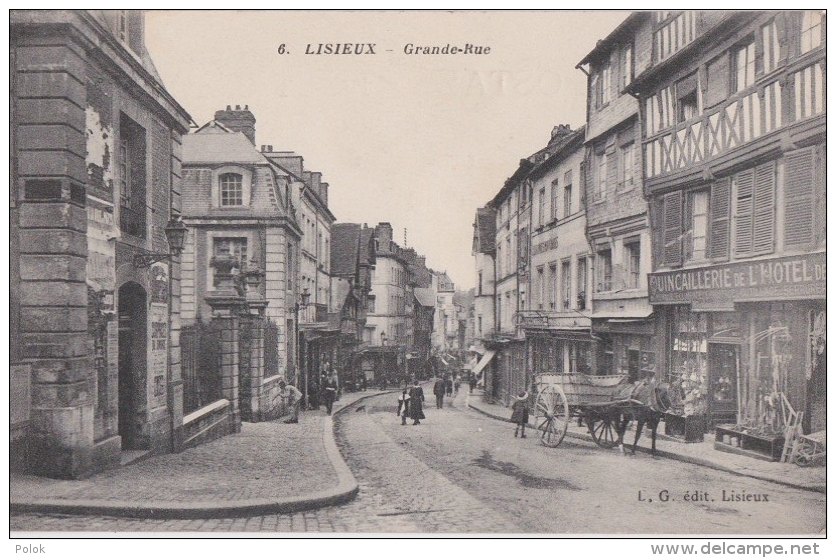 Bl - Cpa LISIEUX - Grande Rue - Lisieux