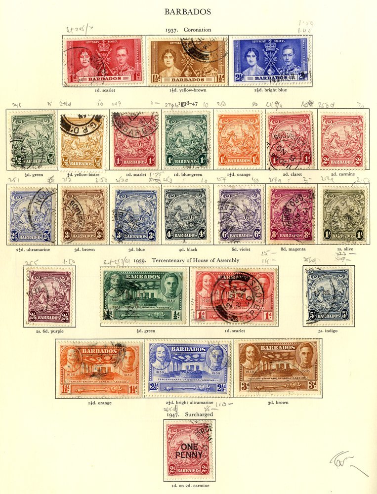 BRITISH COMMONWEALTH KGVI U Collection Housed In The Printed Album, General Ranges Of Mainly Part Or Short Sets, Mixed C - Autres & Non Classés