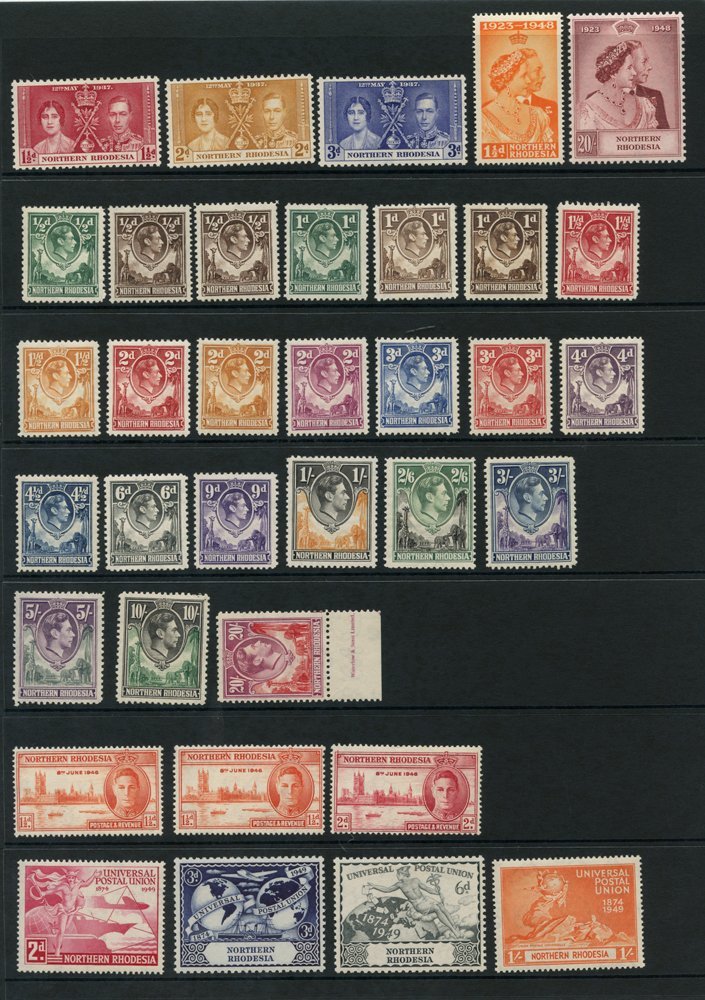 NORTHERN RHODESIA Complete. (35) Cat. £360 - Other & Unclassified