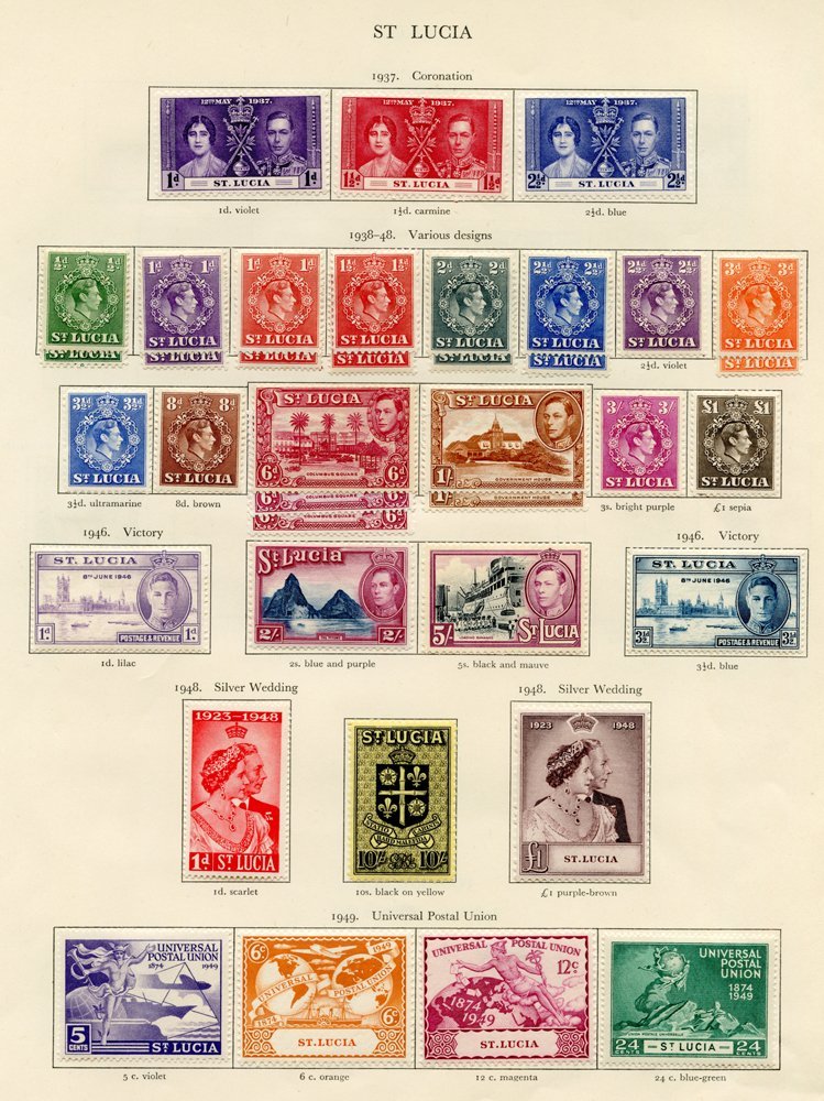 ST. HELENA, ST. LUCIA & ST. VINCENT All Complete. (147) Cat. £580 - Other & Unclassified