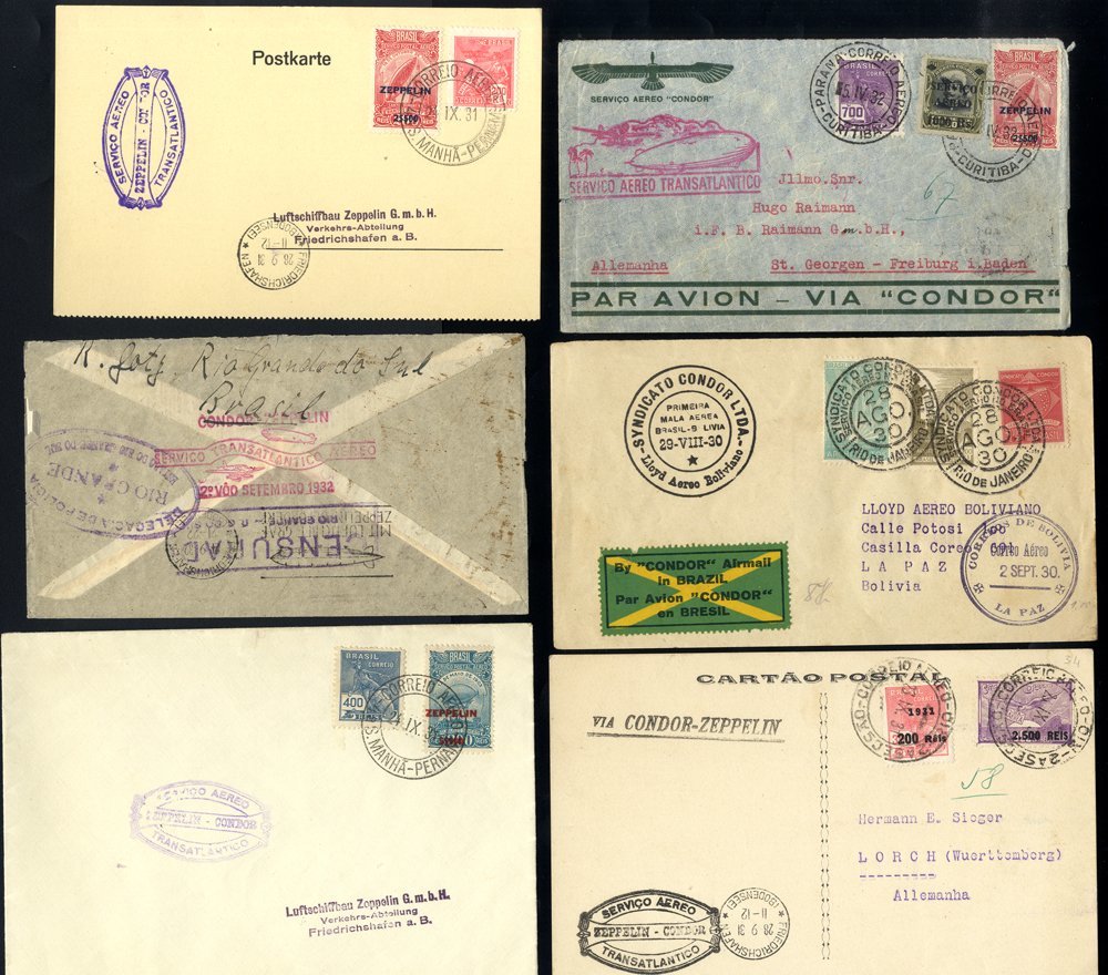 1932 Third South America Return Flight Bolivian Acceptance Envelope To Hannover, Franked 1b75c Cancelled Cochabamba, Fri - Sonstige & Ohne Zuordnung