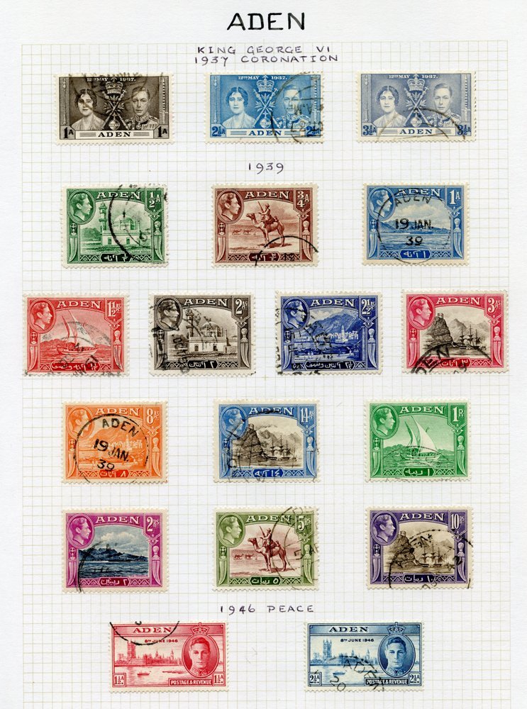 1937-63 VFU Collection On Leaves Incl. 1937 Dhow Set To 2r, 1939 Set, 1948 Wedding, 1949 UPU, 1951 Set, 1953, Most To 20 - Autres & Non Classés