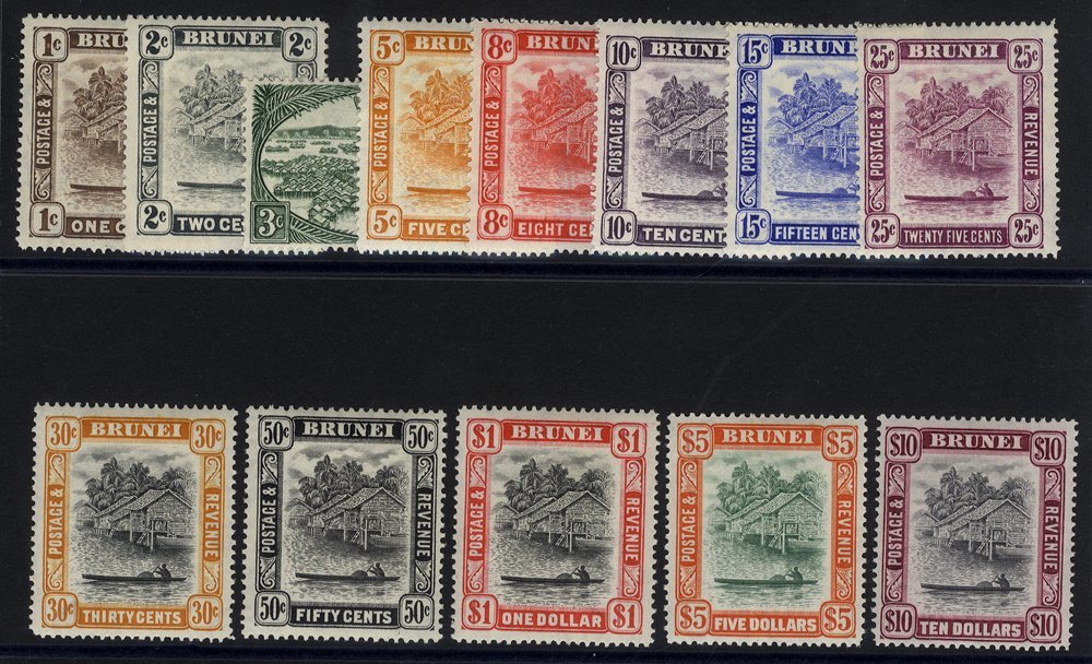 1947-51 Colours Changed Set M, SG.79/92. (13) Cat. £150. - Other & Unclassified