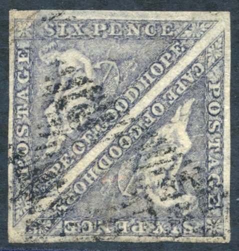 1862 6d Slate-lilac Pair, U (large Margins), SG.7c. - Altri & Non Classificati