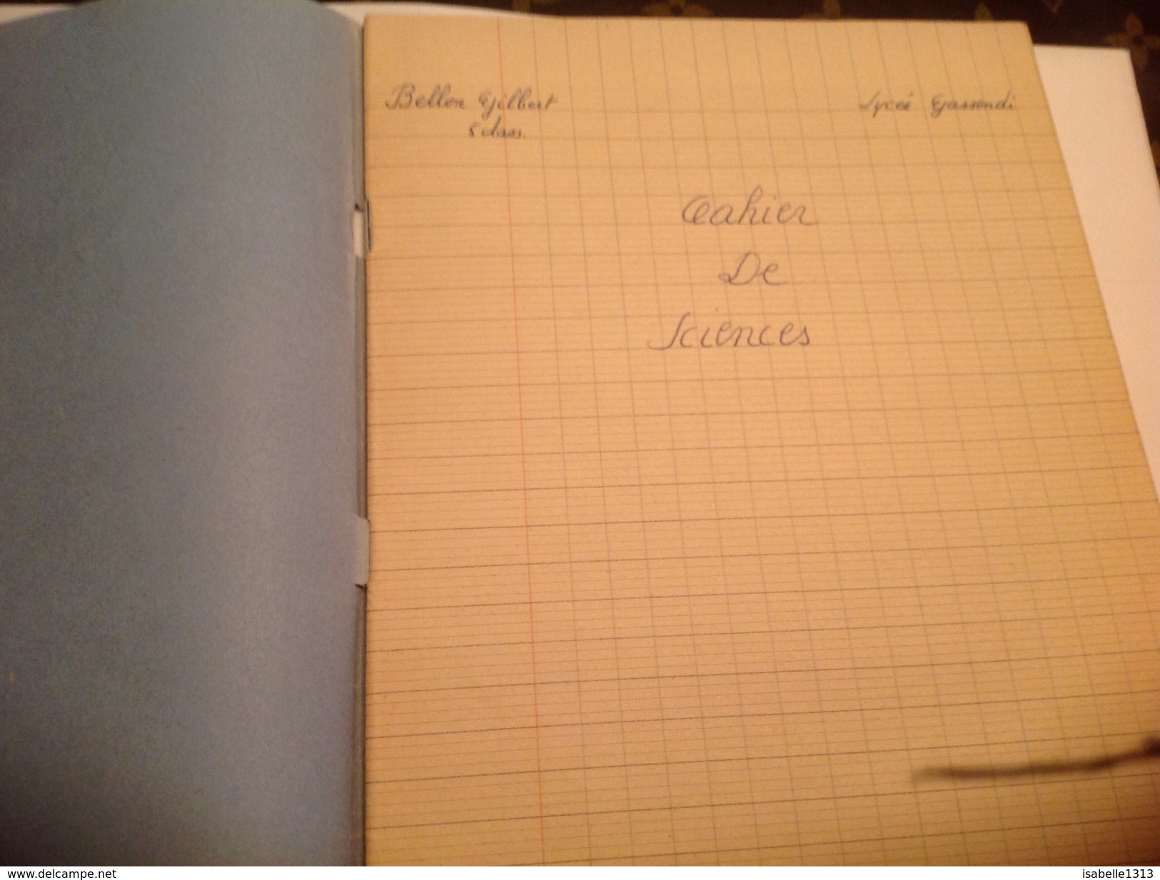 Cahier Tourisme Avec Voiture Cahier écrit Cahier De Science Voiture Ancienne Lycée Gassendi Digne - Automóviles