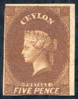 1857-59 5d Chestnut With Close To Large Margins, Unused Without Gum, Fine. SG.5, Cat. £1600. - Sonstige & Ohne Zuordnung
