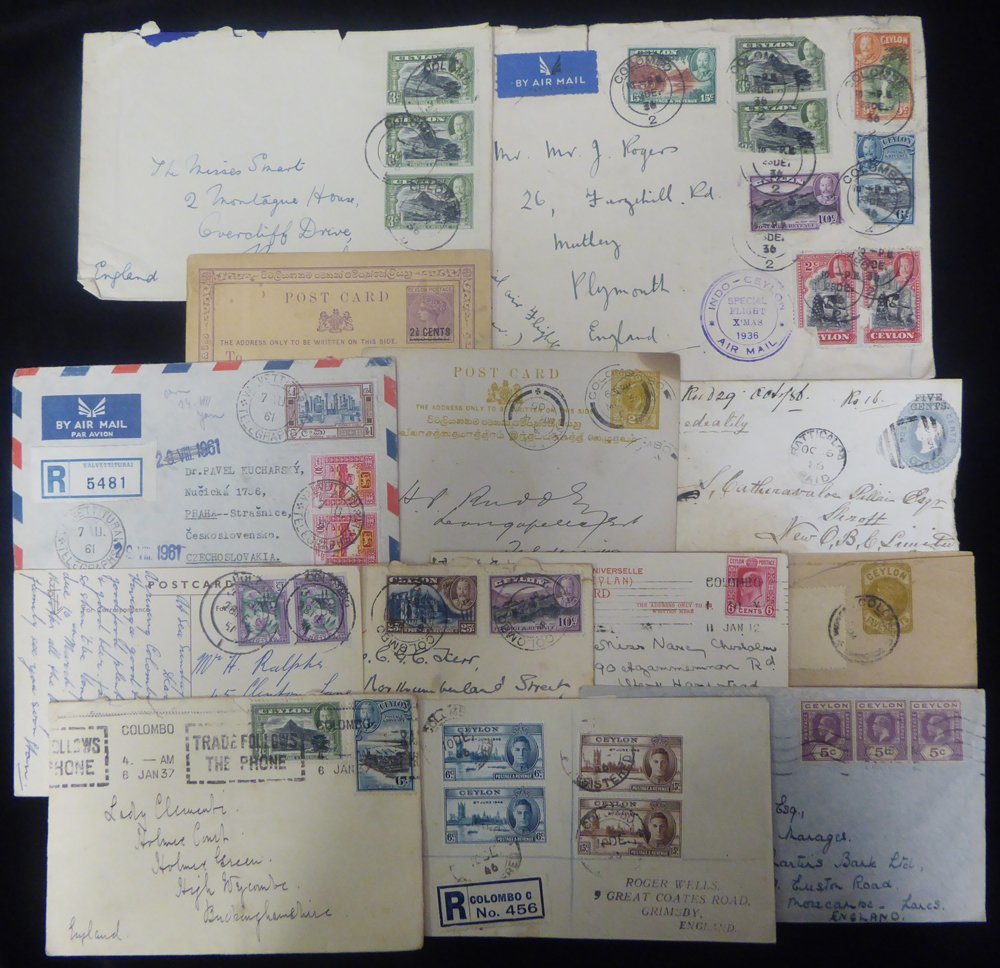 1880's To 1966 Covers Or Cards (20), Mixed Condition. - Other & Unclassified
