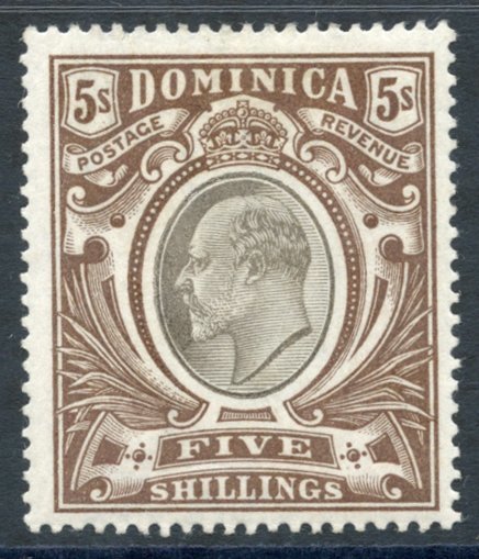 1903-07 CCC 5s Black & Brown, Fine M, SG.36. (1) Cat. £110. - Other & Unclassified