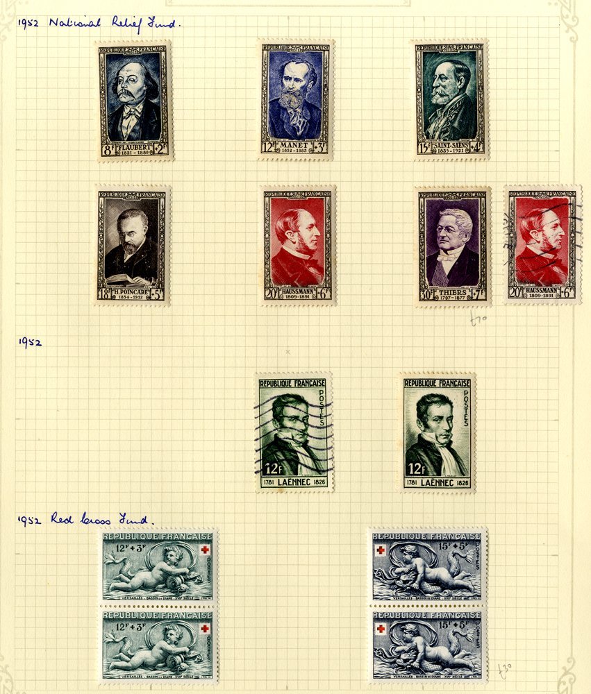 1939-64 M & U (or Both) Collection (100's Of Stamps) Housed In A Favourite Album With Numerous Complete Sets Incl. Relie - Altri & Non Classificati