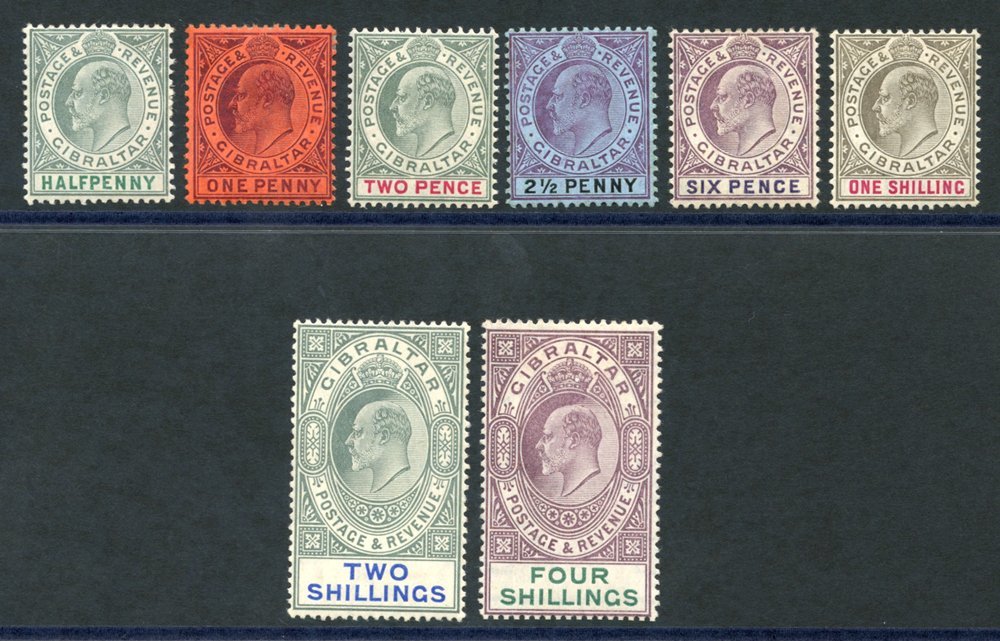 1904-08 MCCA Set Up To 4s, Fine M, SG.56/63. (8) Cat. £700 - Other & Unclassified