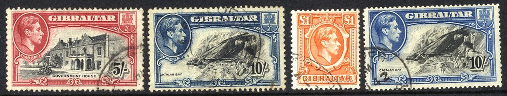 1938-51 KGVI Defin Set, VFU + Range Of Perf Variations. (37) Cat. £580 - Other & Unclassified